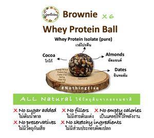 Almond Butter & Chocolate Energy Protein Balls
