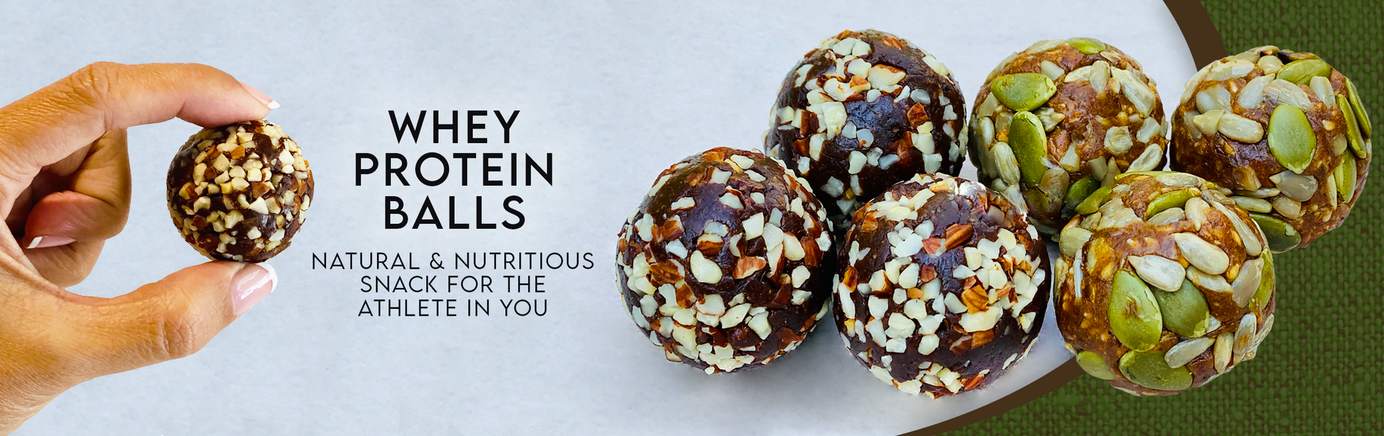 Whey Protein Balls - Natural & Nutricious Snack for the Athlete in you