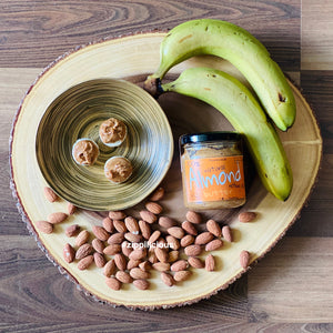 Almond Butter - One-Ingredient, Natural, Unsweetened, Unsalted, No Oil added