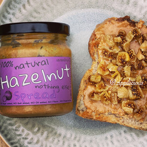 Hazelnut Butter - One-ingredient, All Natural, Unsweetened, Unsalted, No Oil added