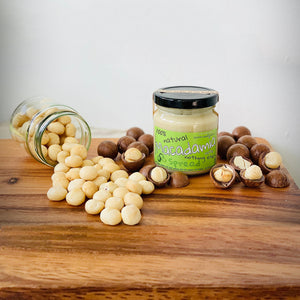 Macadamia Nut Butter - One-ingredient, All Natural, Unsweetened, Unsalted, No Oil added